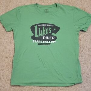 Luke's Diner Green Short Sleeve Tee